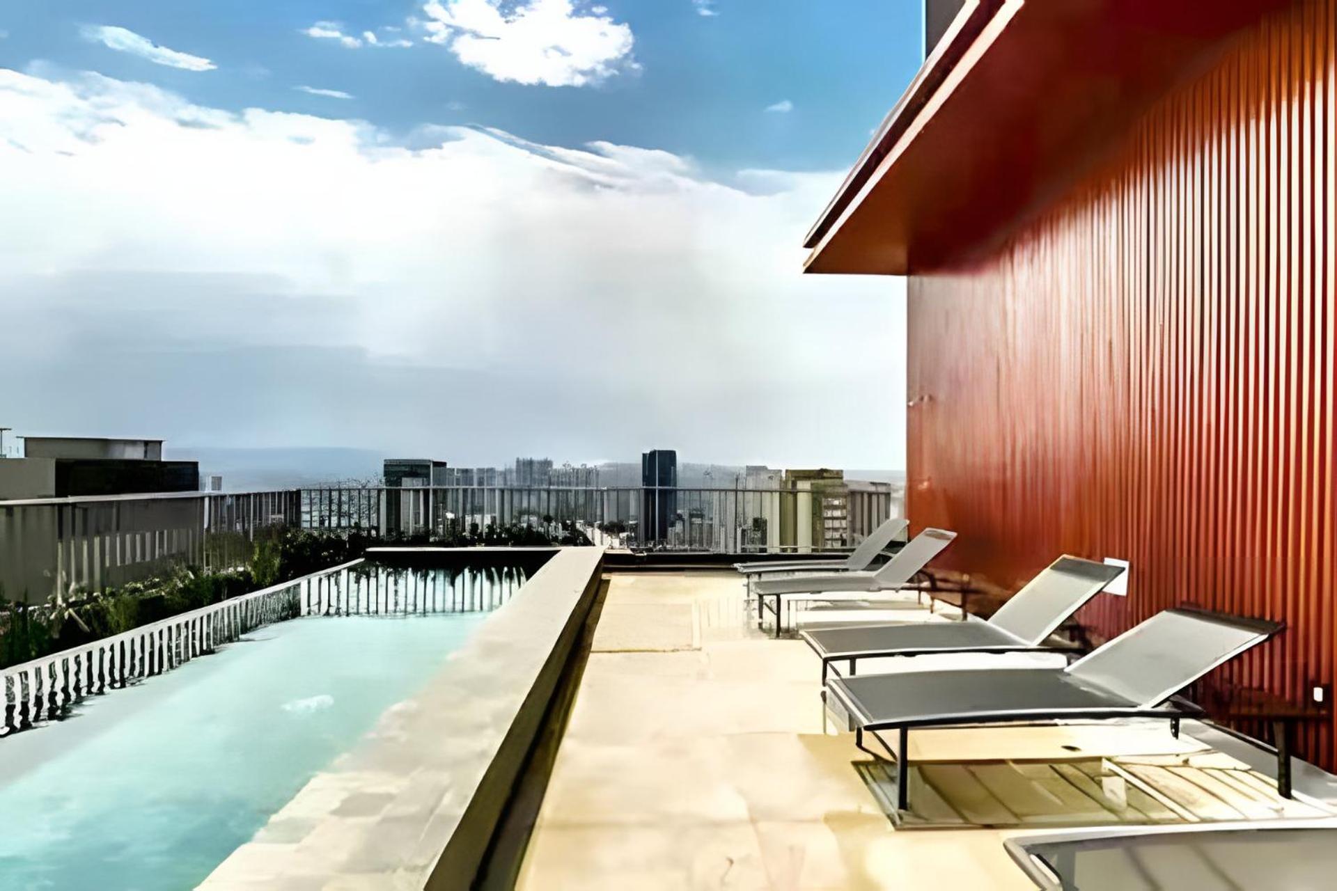 Studio/Moderno/200 M Allianz/Piscina/Wifi/Vaga São Paulo Luaran gambar